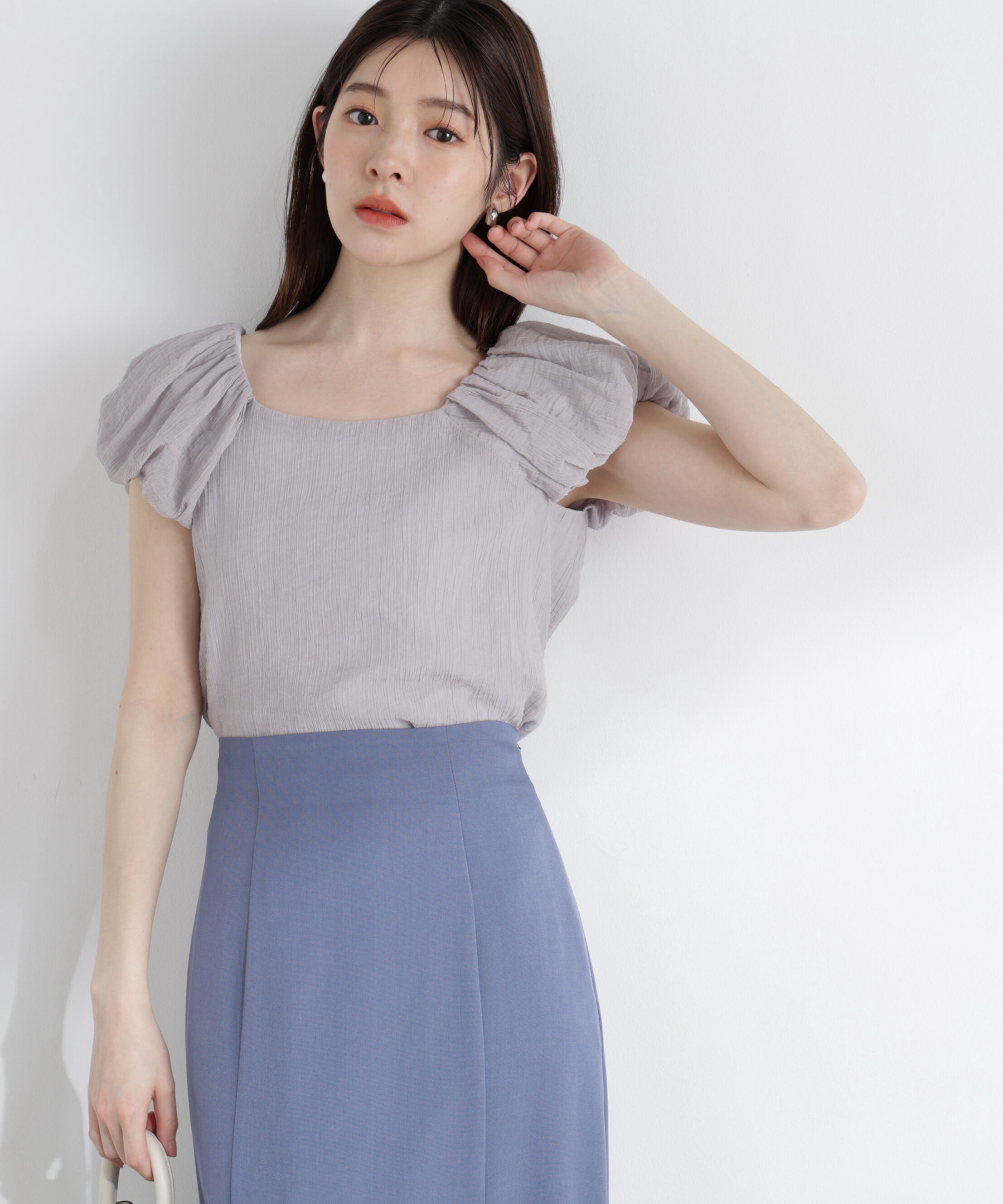 PROPORTION BODY DRESSING「＜中川紅葉さん着用＞バルーンスリーブブラウス」|シャツ・ブラウス|