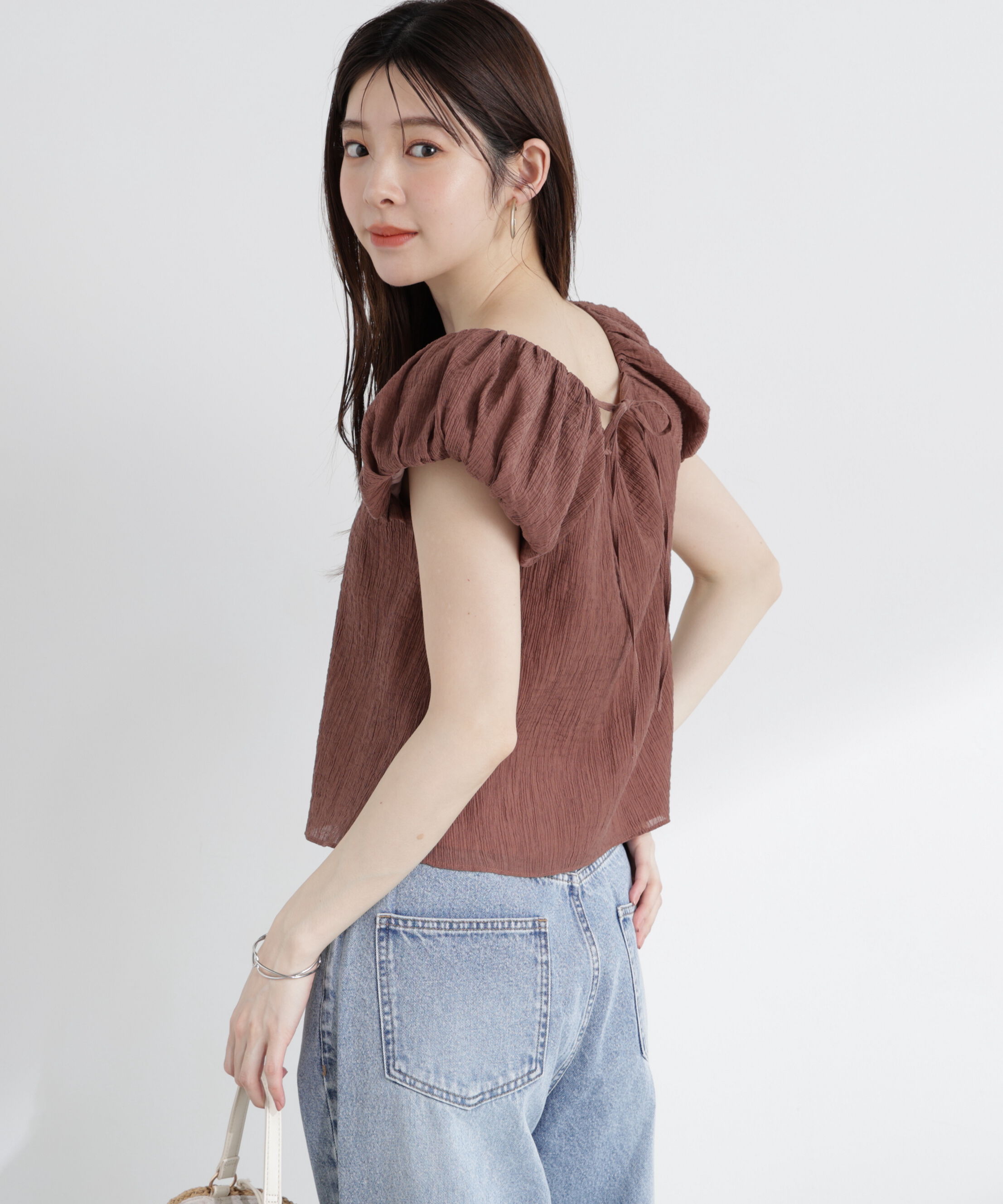 PROPORTION BODY DRESSING「＜中川紅葉さん着用＞バルーンスリーブブラウス」|シャツ・ブラウス|