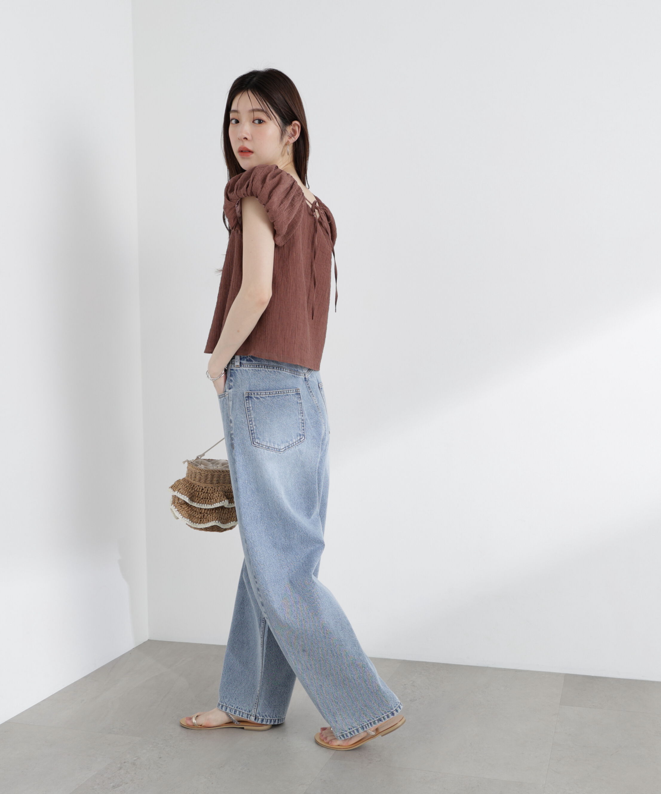 PROPORTION BODY DRESSING「＜中川紅葉さん着用＞バルーンスリーブブラウス」|シャツ・ブラウス|