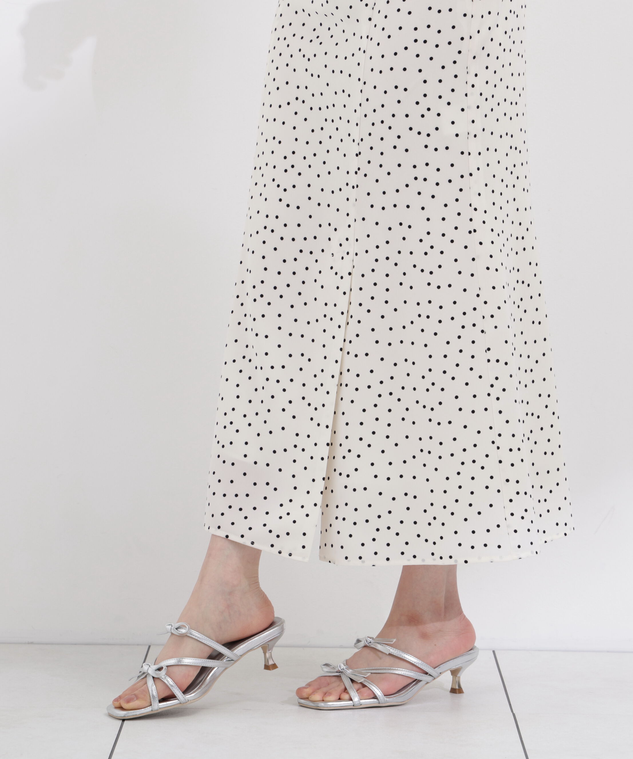 PROPORTION BODY DRESSING「＜青島心さん着用＞ドット柄マーメイドスカート」|スカート|