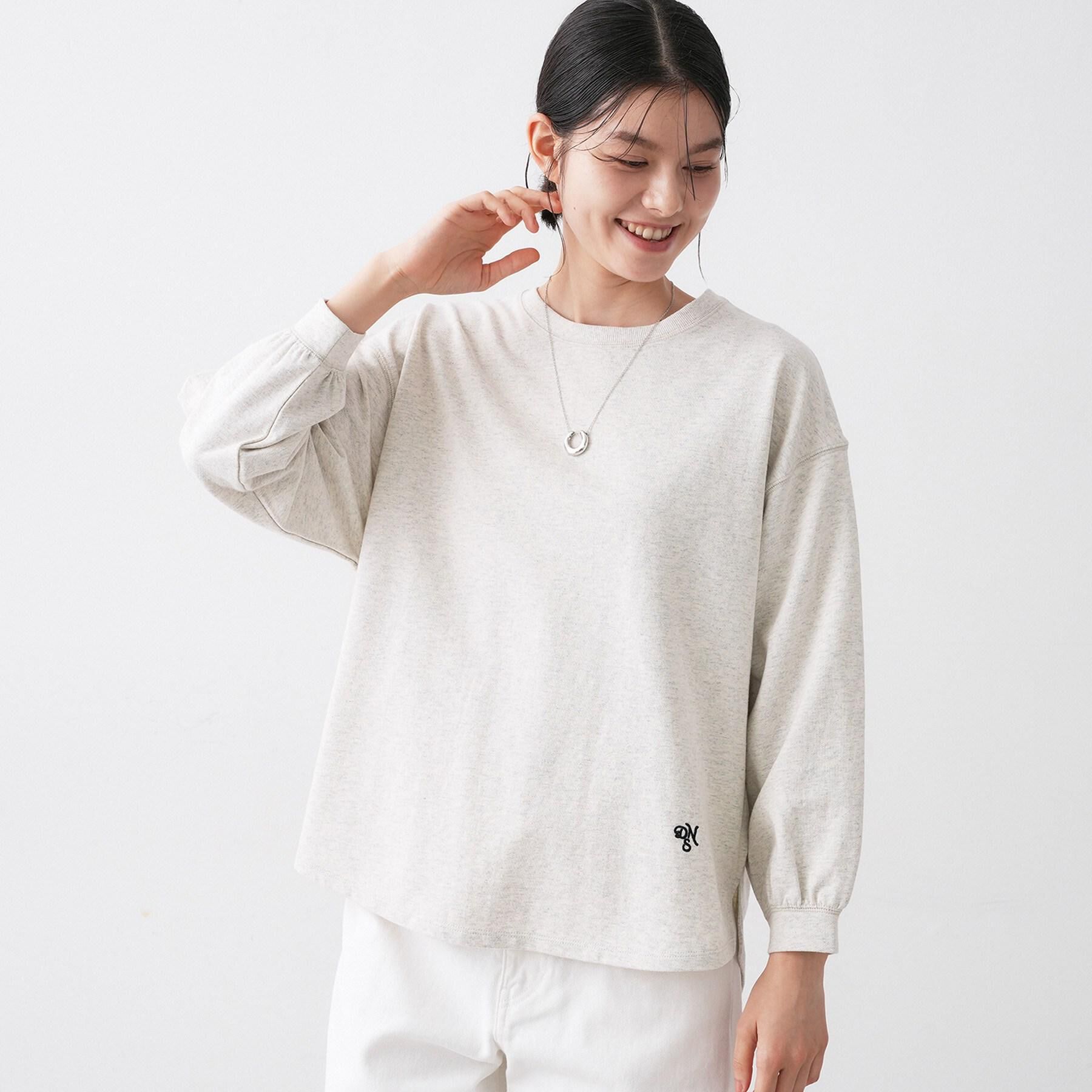 Dessin「【360度可愛い・洗える】バックヘンリーカットソー」|Tシャツ・カットソー|