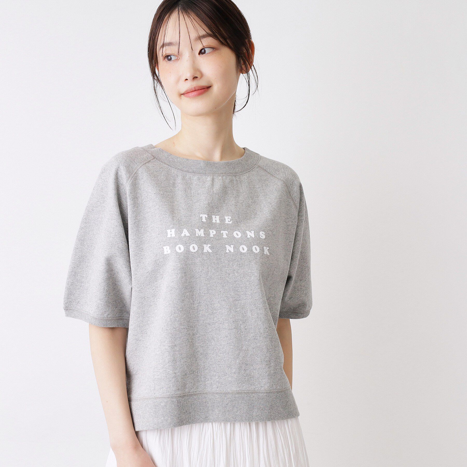 Dessin「【洗える】フロッキーロゴ裏毛プルオーバー」|Tシャツ・カットソー|