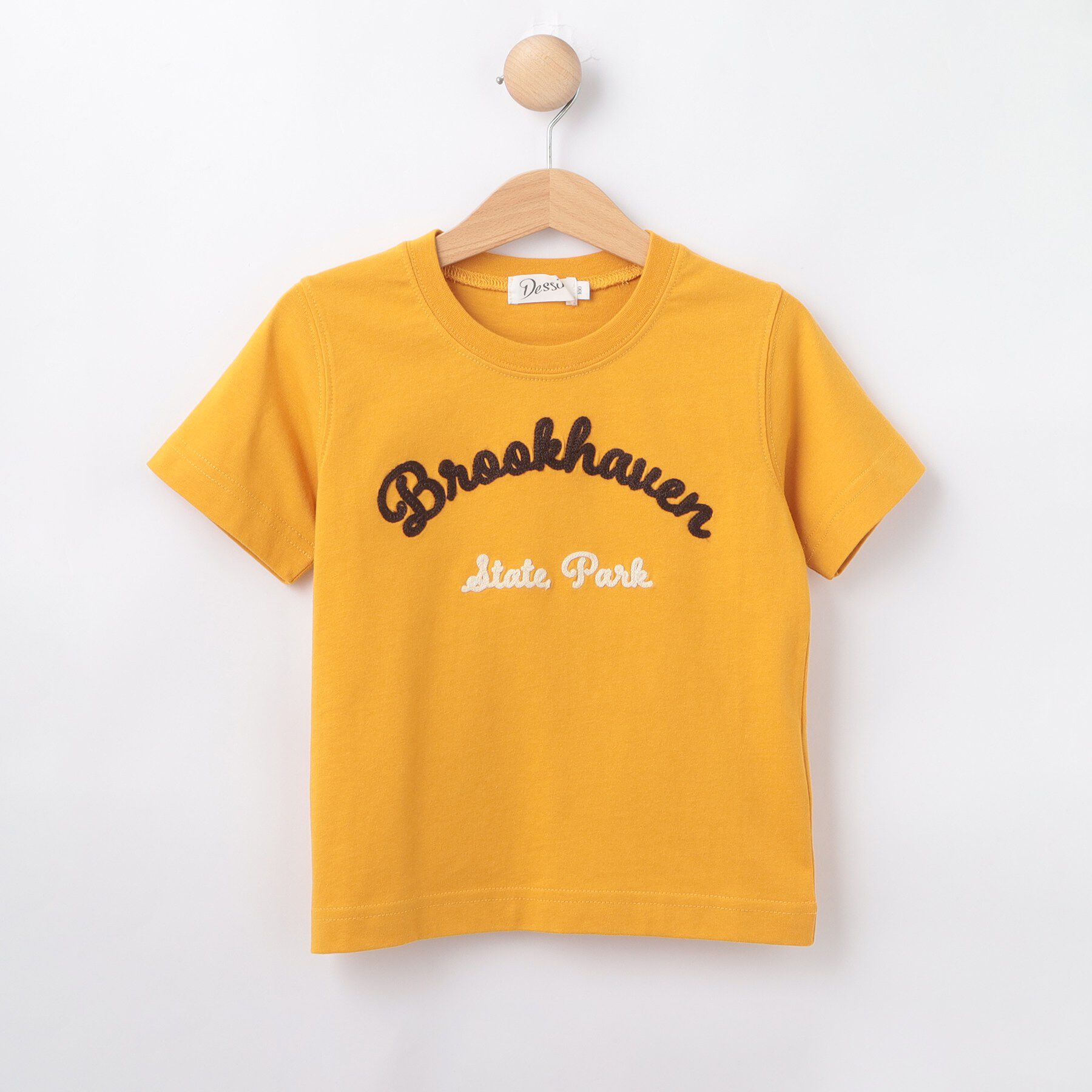 Dessin「【リンクコーデ可/洗える】オーガニックコットンロゴTシャツ」|Tシャツ・カットソー|