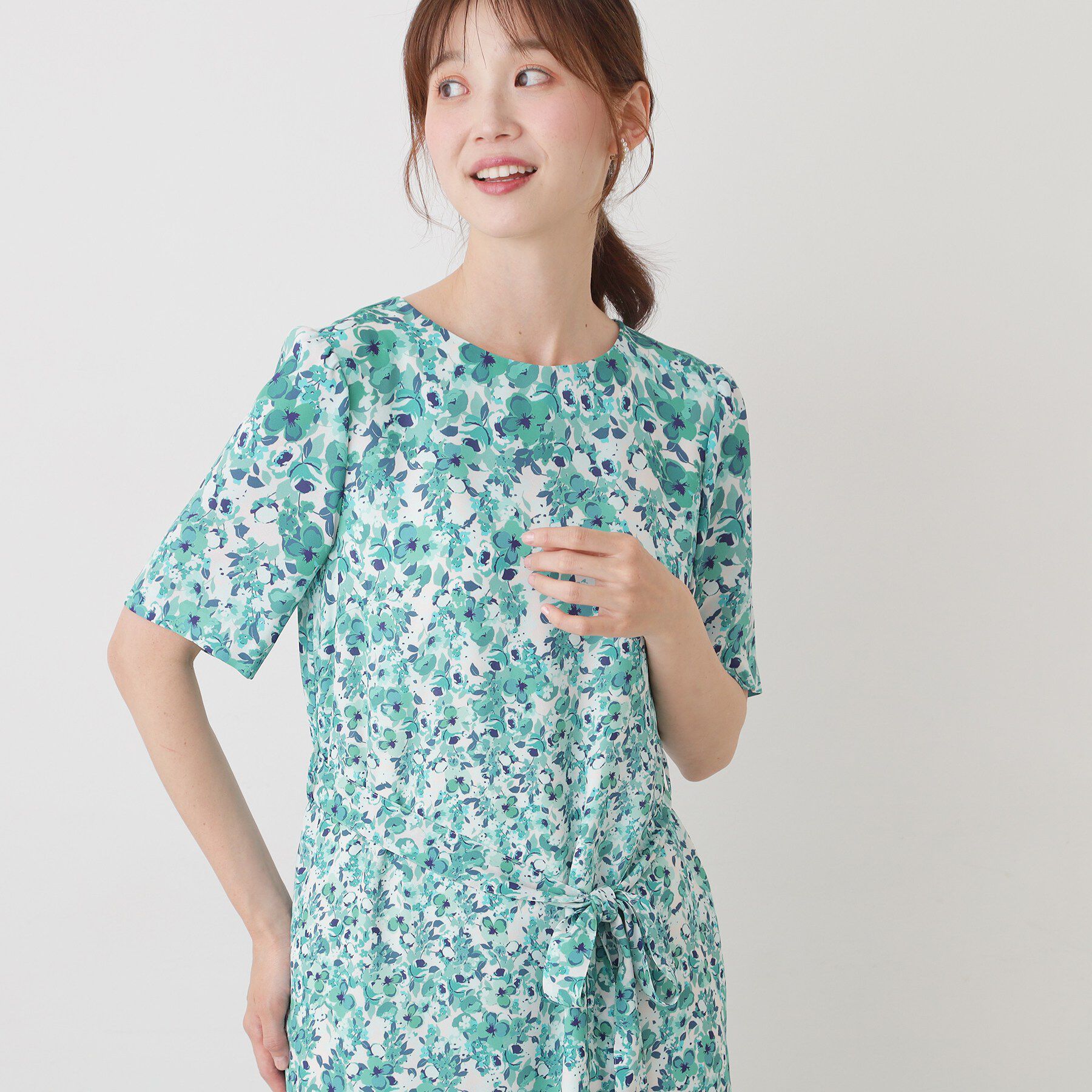 SunaUna「小花柄ワンピース」|ワンピース|