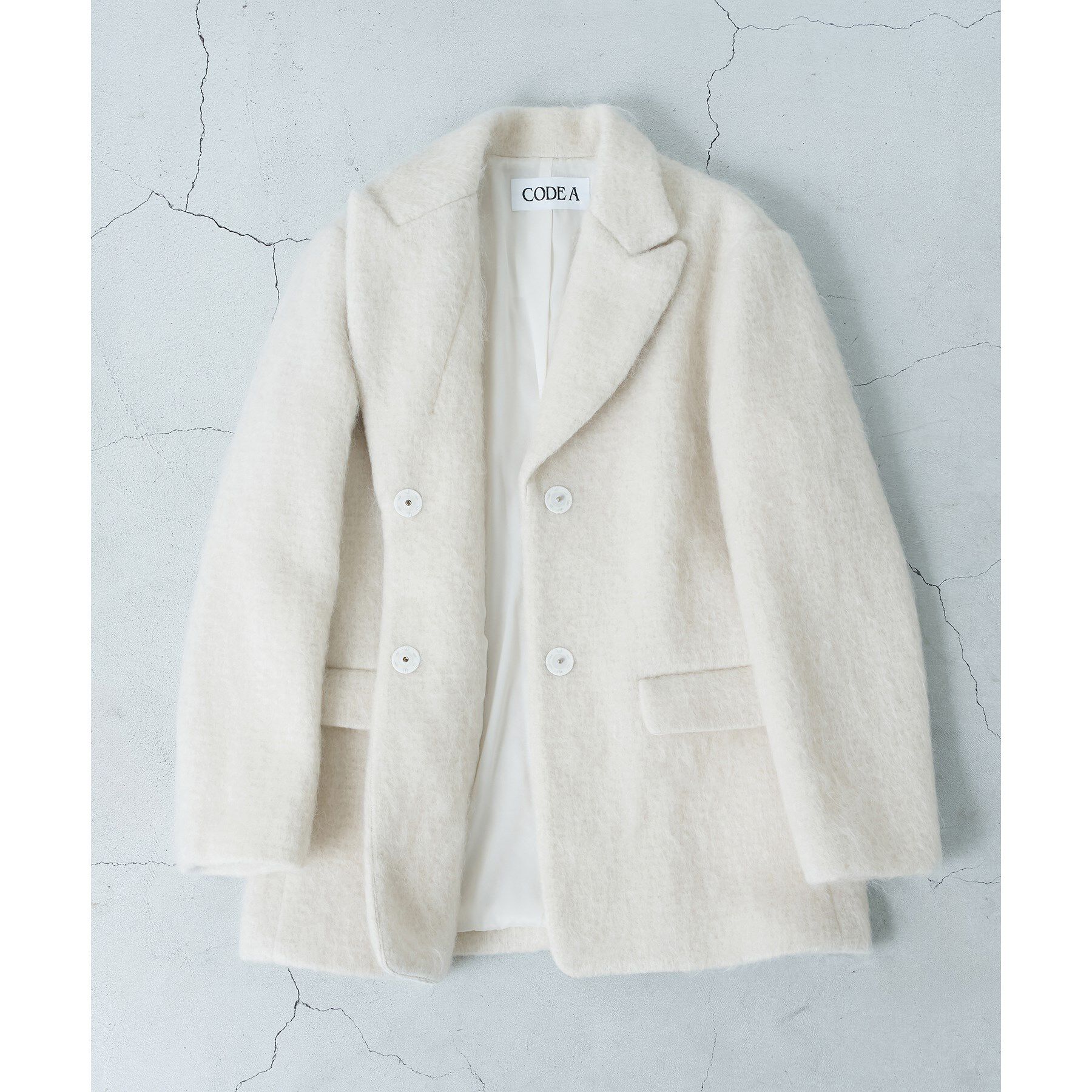 CODE A「shaggy jacket coat」|チェスターコート|