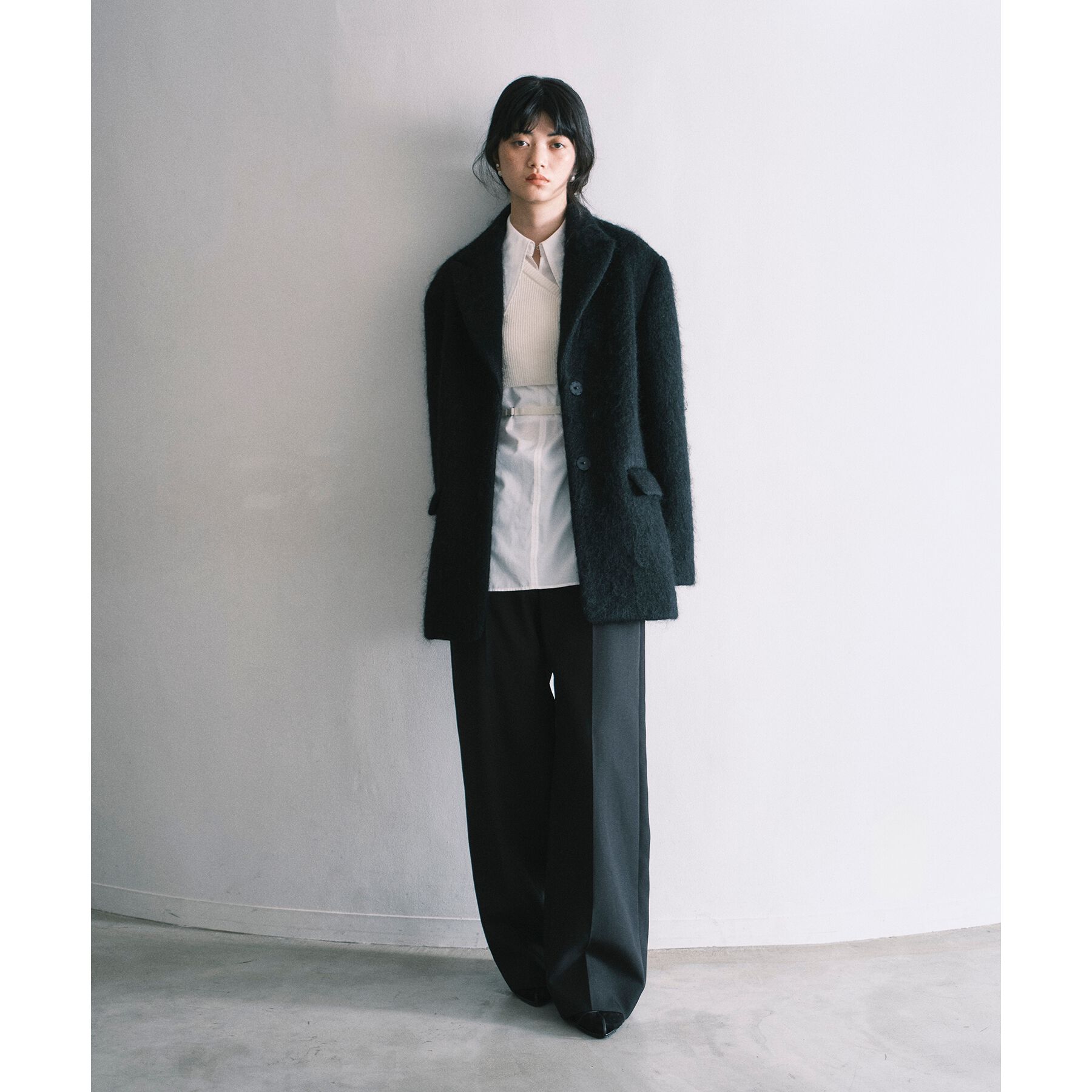 CODE A「shaggy jacket coat」|チェスターコート|