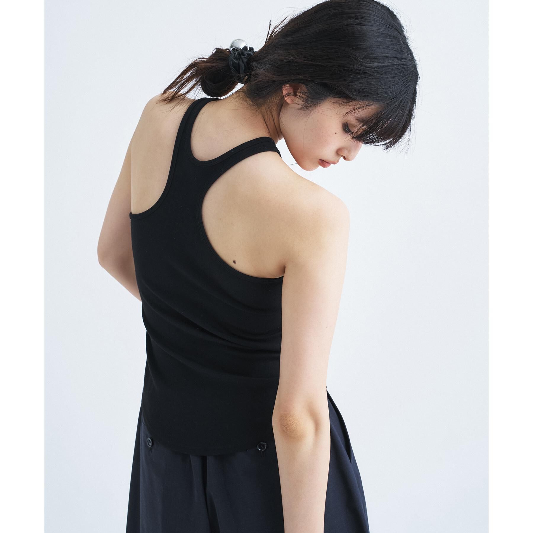 CODE A「【Re】【Cup-in】design cut tank」|キャミソール|