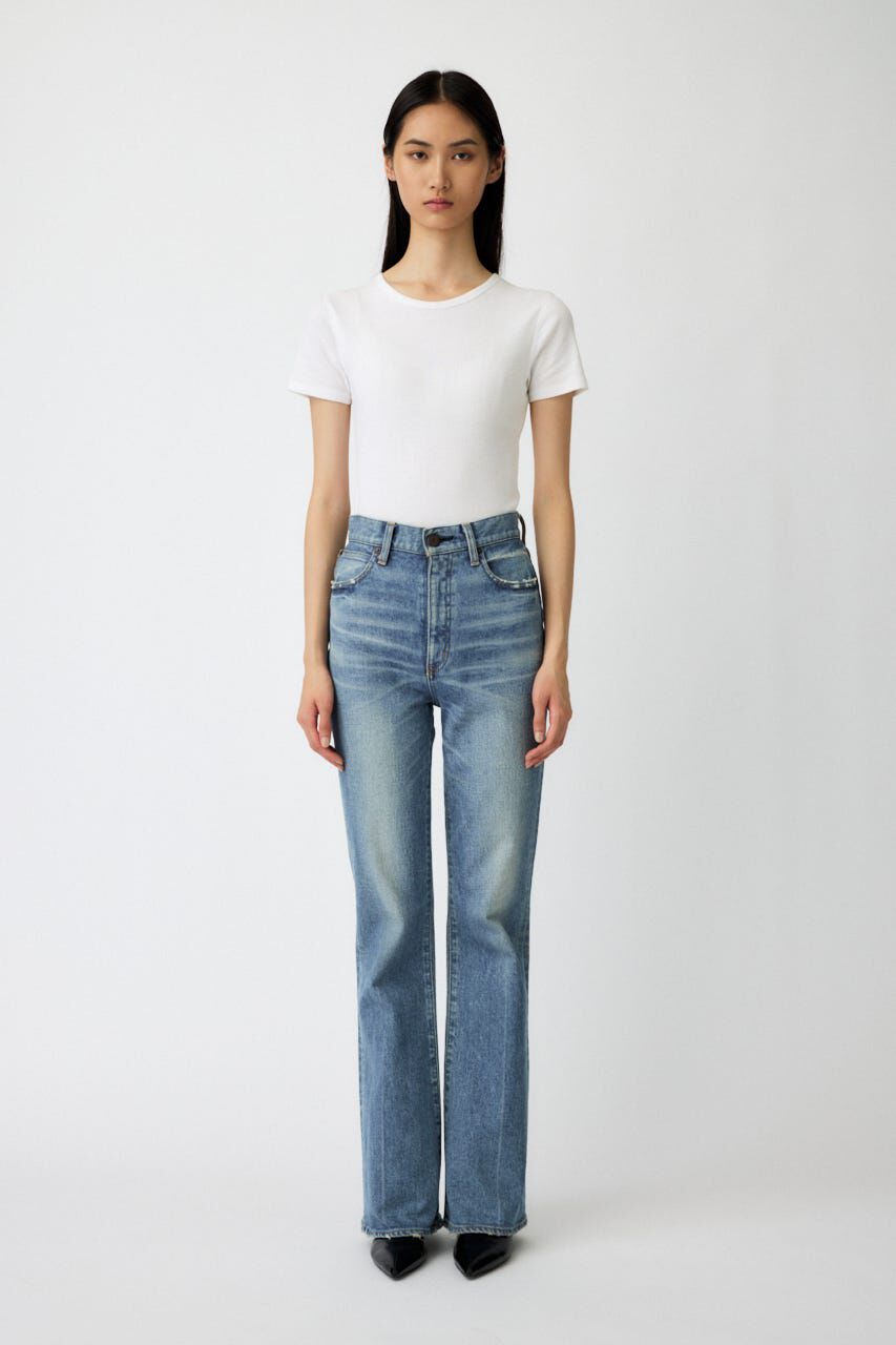 MOUSSY「MVS FLARE(L) / ロングサイズ」|デニム|