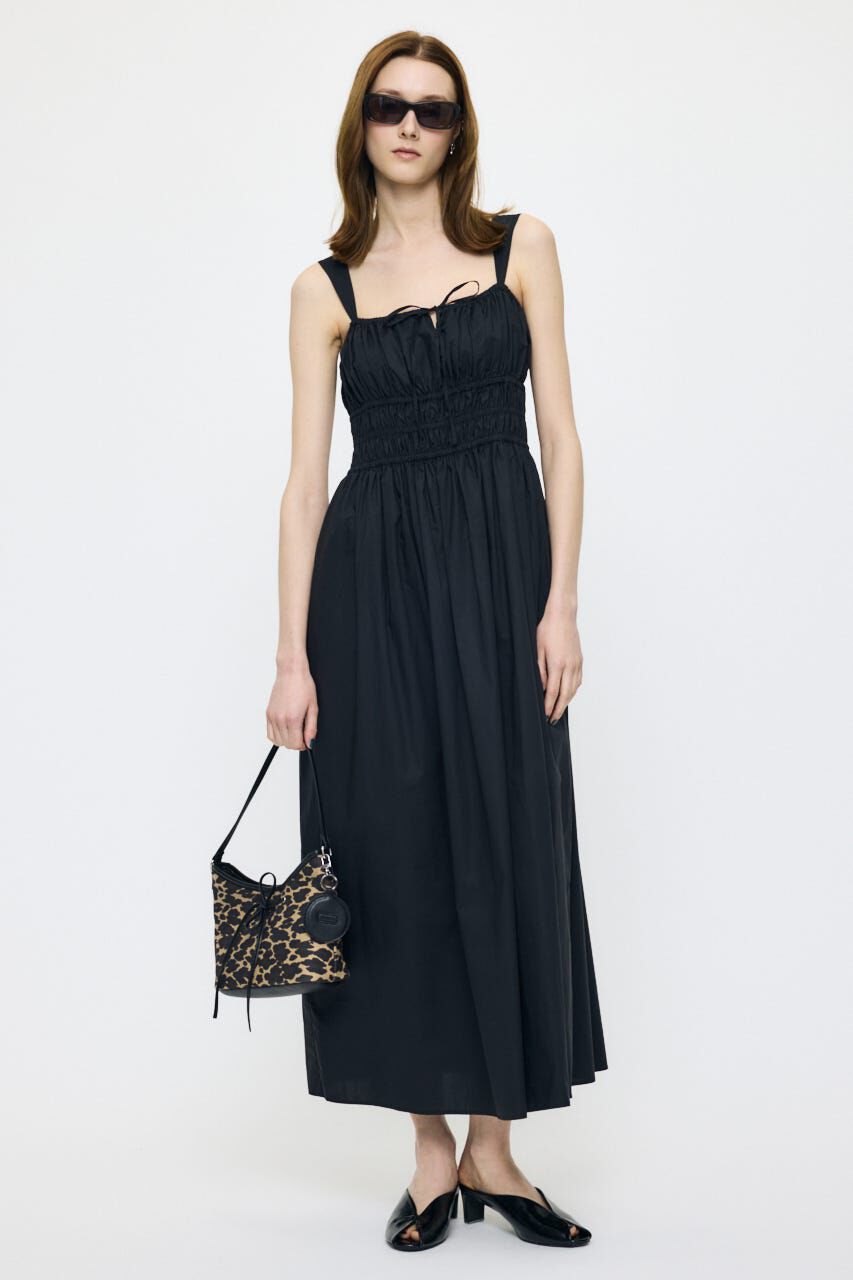 MOUSSY「COTTON GATHER CAMI ドレス」|ワンピース|