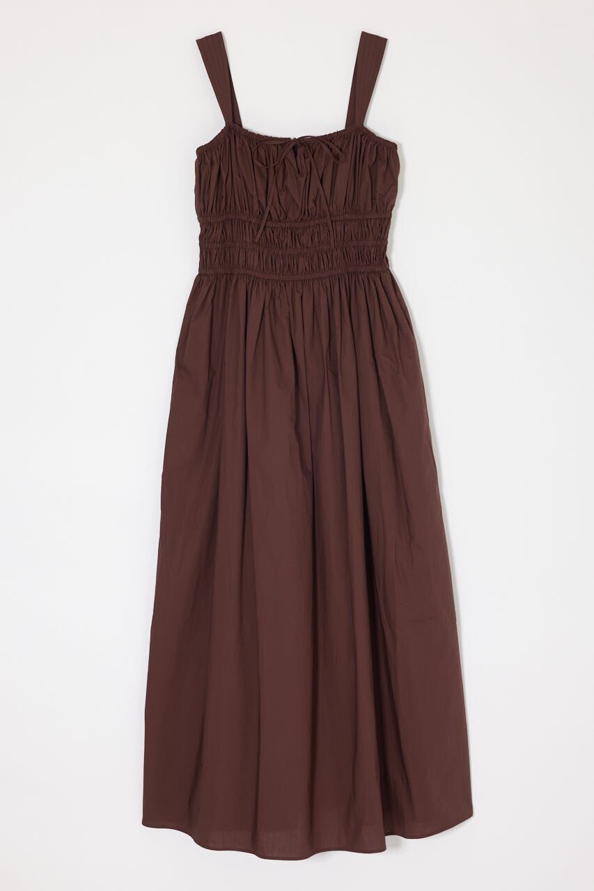 MOUSSY「COTTON GATHER CAMI ドレス」|ワンピース|