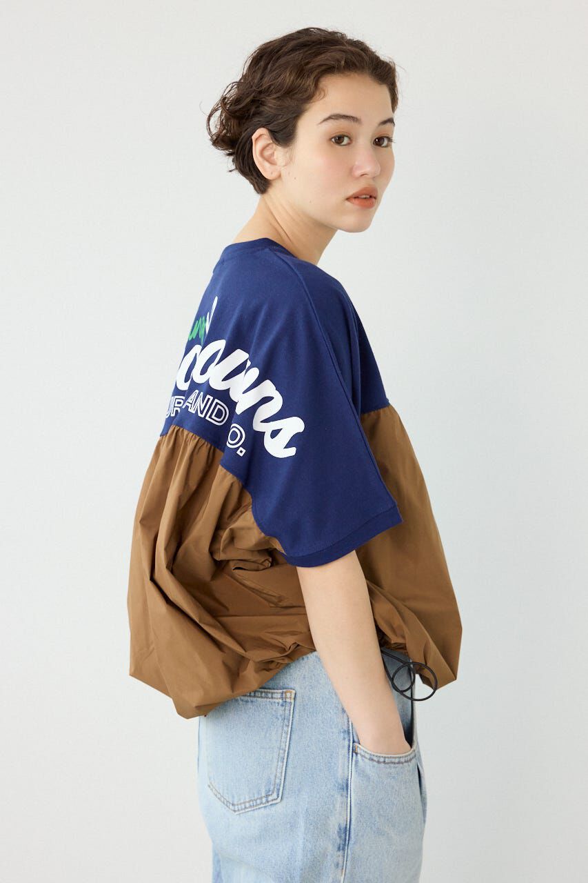 RODEO CROWNS「切替ロゴビッグトップス」|Tシャツ・カットソー|