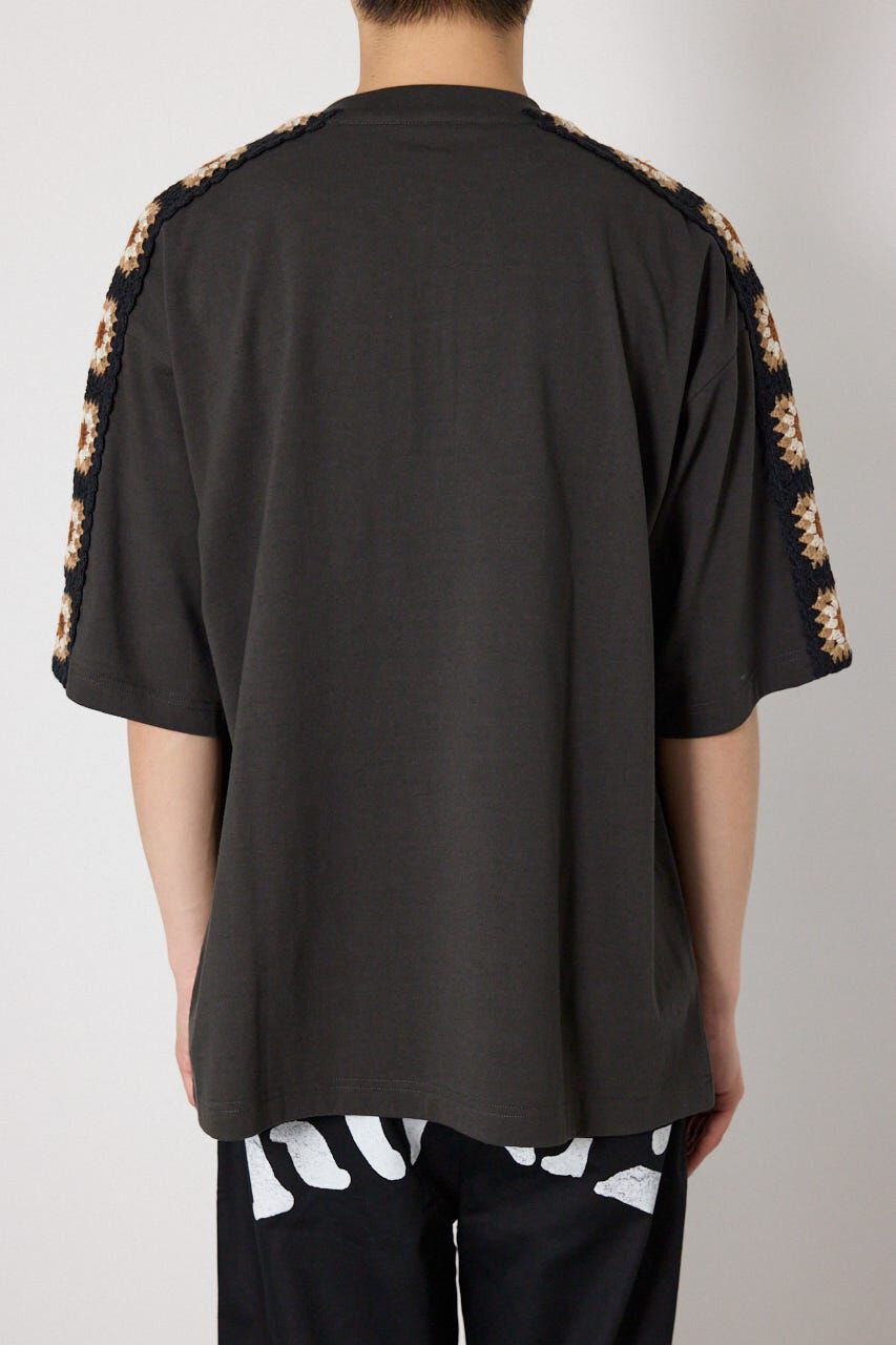 RODEO CROWNS「クロシェラインヘンリーTシャツ」|Tシャツ・カットソー|
