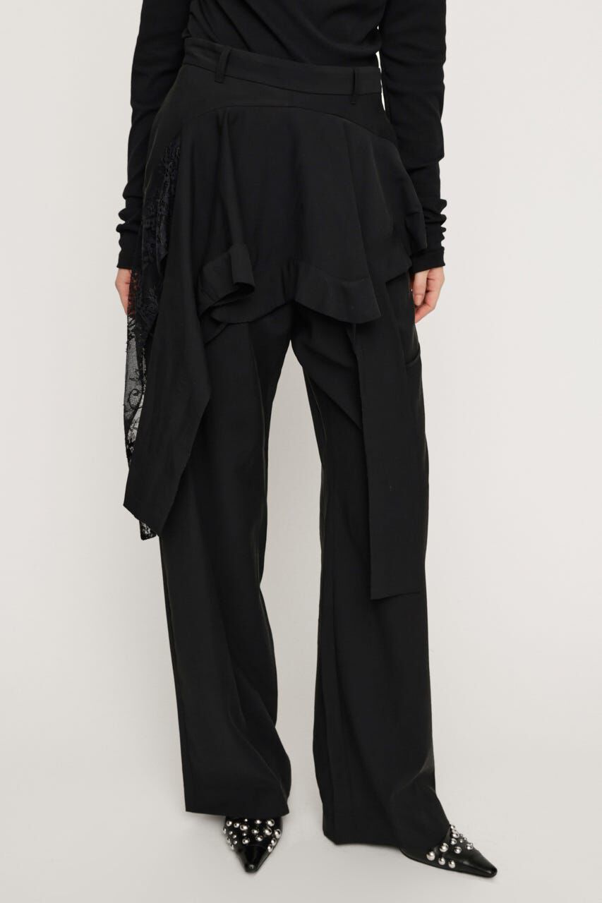 SLY「CAMI LAYERED DRAPE パンツ」|その他|BLK