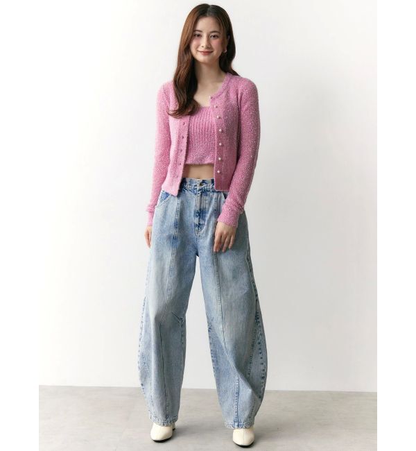 CALNAMUR「ローズモチーフルフパデニムパンツ」|その他|