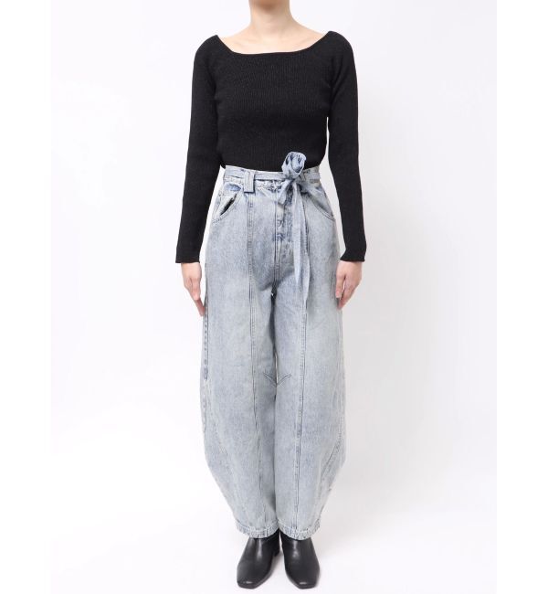 CALNAMUR「ローズモチーフルフパデニムパンツ」|その他|