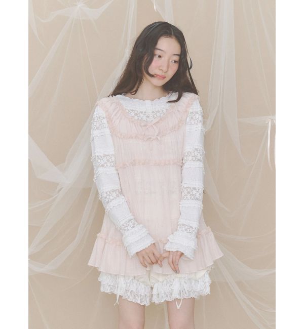 merry jenny「カットレーストップス」|Tシャツ・カットソー|