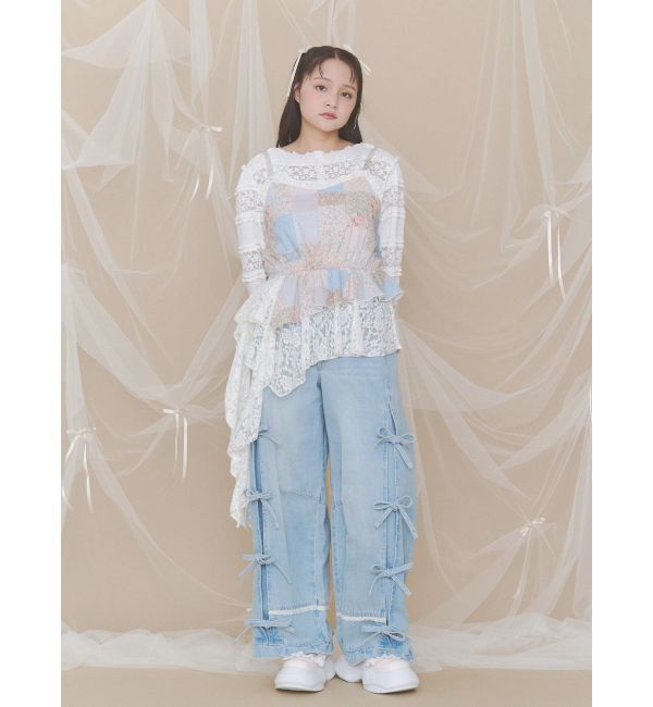 merry jenny「カットレーストップス」|Tシャツ・カットソー|