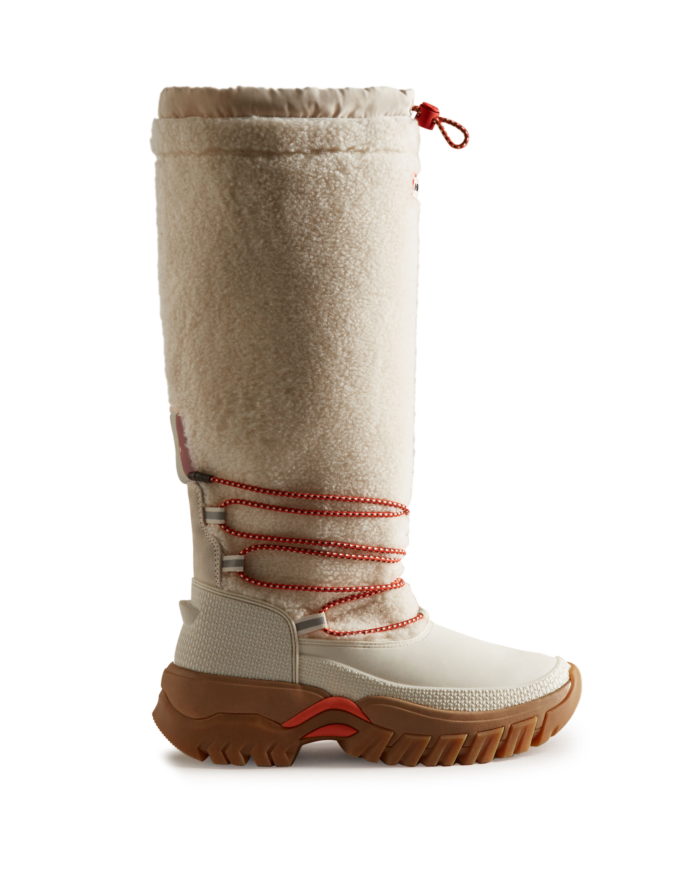 HUNTER「WOMENS WANDERER TALL SHERPA SNOW BOOT」|ロングブーツ|WWG