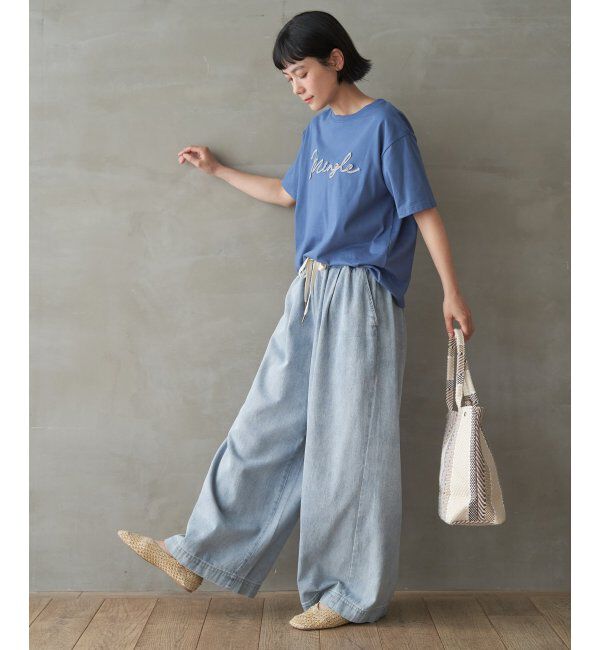 Lbc with Life「カラーコード刺繍ロゴTシャツ」|Tシャツ・カットソー|