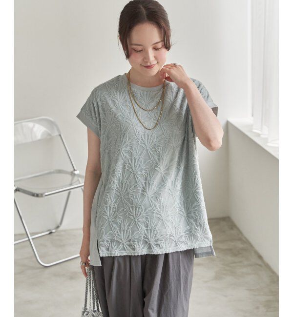 Lbc with Life「【お得だ値】フロントレース切り替えプルオーバー」|Tシャツ・カットソー|