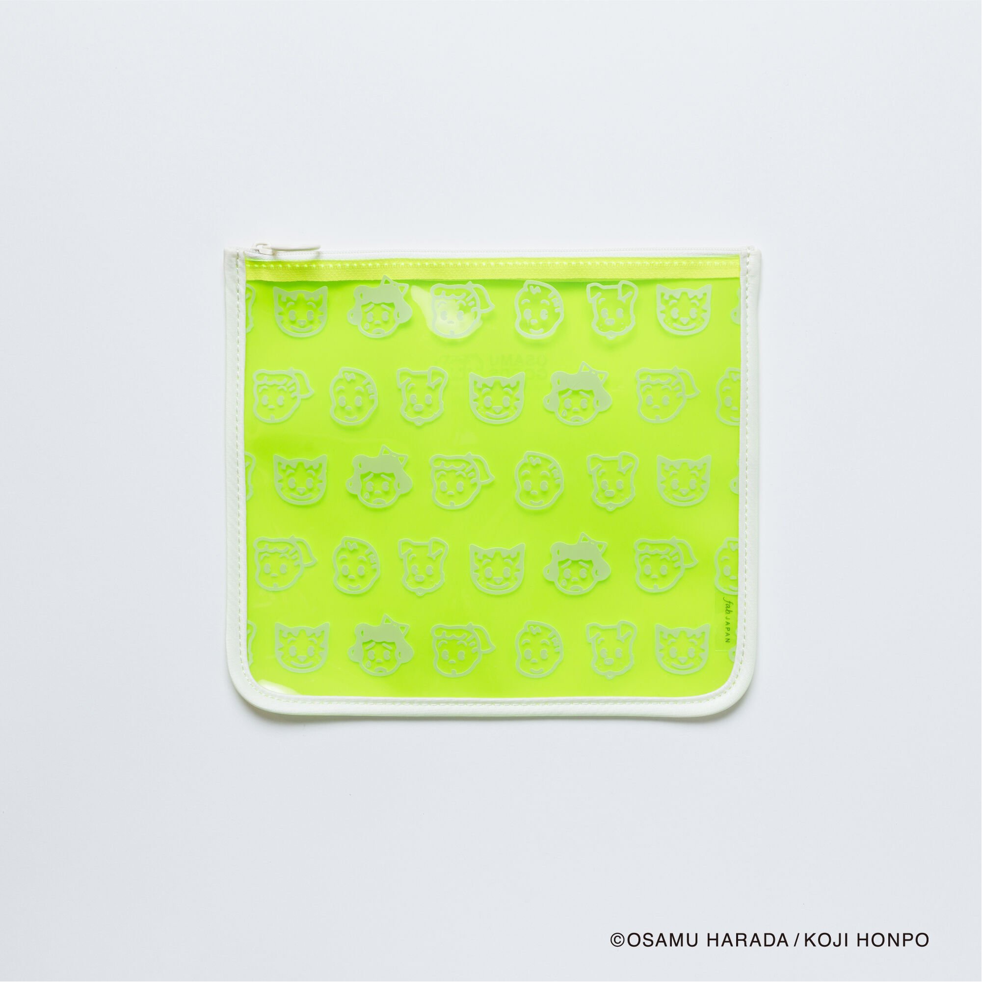  「OSAMU GOODS ネオンフラットポーチ」|ポーチ|YEL