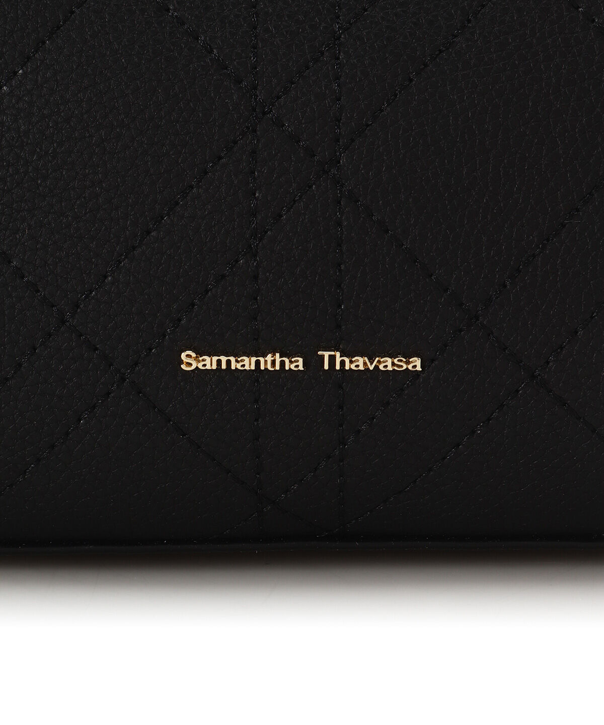 Samantha Thavasa「ステッチデザインスプリットレザーハンドバッグ」|ハンドバッグ|