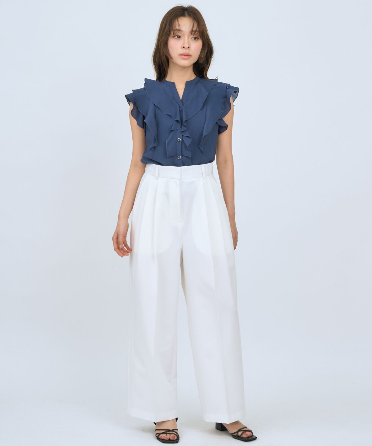 アンドクチュール「2タックワイドパンツ」|その他|