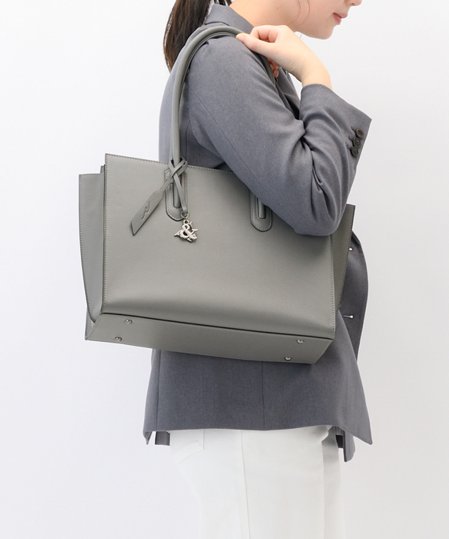 W&.Day/Night「トートバッグ ビジネス きれいめ W&.Day/Night スムーク トートバッグ A4サイズ 19192」|トートバッグ|