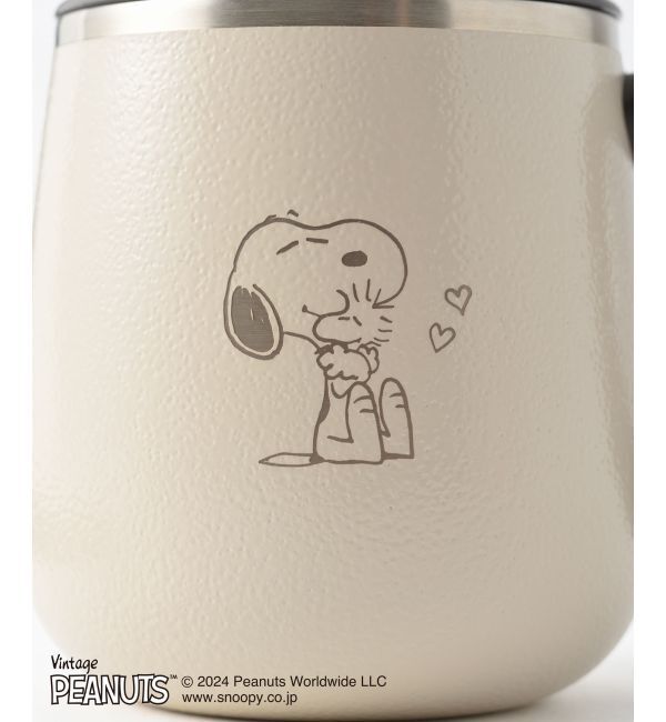 BRUNO「PEANUTS 蓋つきステンレスマグ short」|グラス・マグカップ|