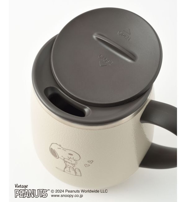 BRUNO「PEANUTS 蓋つきステンレスマグ short」|グラス・マグカップ|