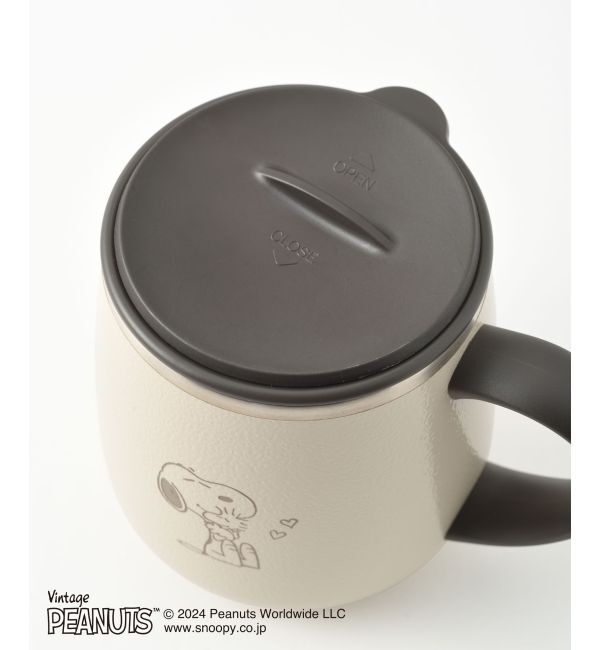 BRUNO「PEANUTS 蓋つきステンレスマグ short」|グラス・マグカップ|