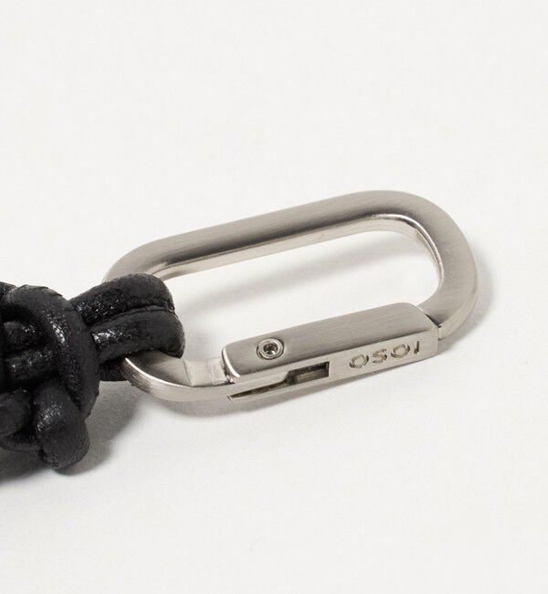 OSOI「【別注】＜OSOI＞ロープ キーリング BLACK」|チャーム・キーホルダー|