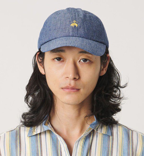 UNITED ARROWS「【別注】＜Brooks Brothers＞ シャンブレー キャップ」|キャップ・キャスケット|