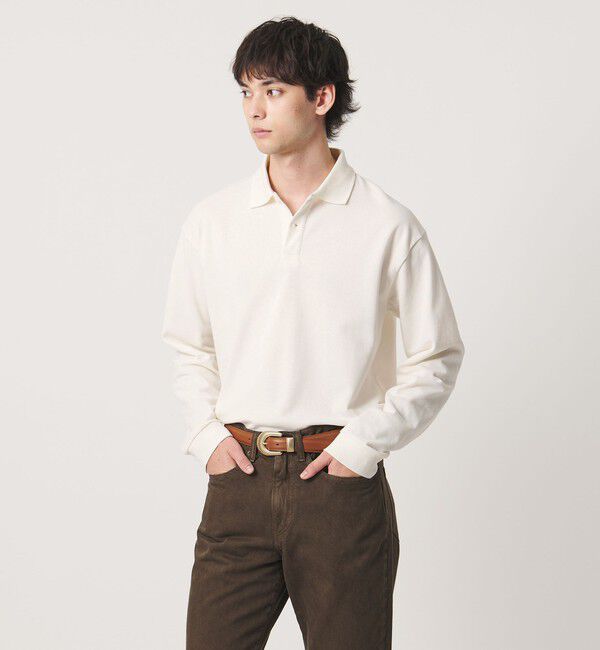 UNITED ARROWS「【別注】＜CONCHON QUINETTE＞ロングスリーブ ポロシャツ」|ポロシャツ|