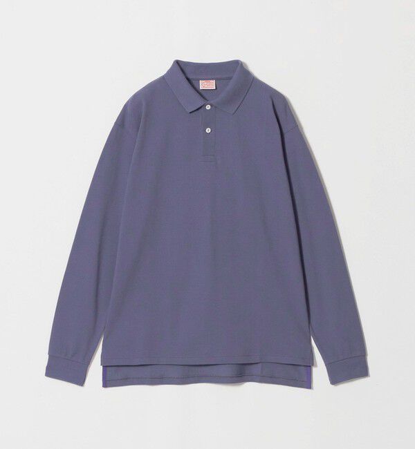 UNITED ARROWS「【別注】＜CONCHON QUINETTE＞ロングスリーブ ポロシャツ」|ポロシャツ|PURPLE