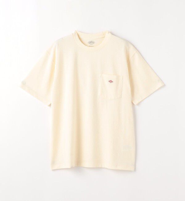 UNITED ARROWS green label relaxing「＜DANTON＞ロゴ ポケット ソリッド Tシャツ」|Tシャツ・カットソー|OFF WHITE