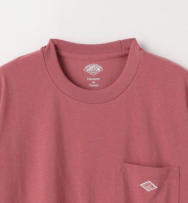 UNITED ARROWS green label relaxing「＜DANTON＞ロゴ ポケット ソリッド Tシャツ」|Tシャツ・カットソー|