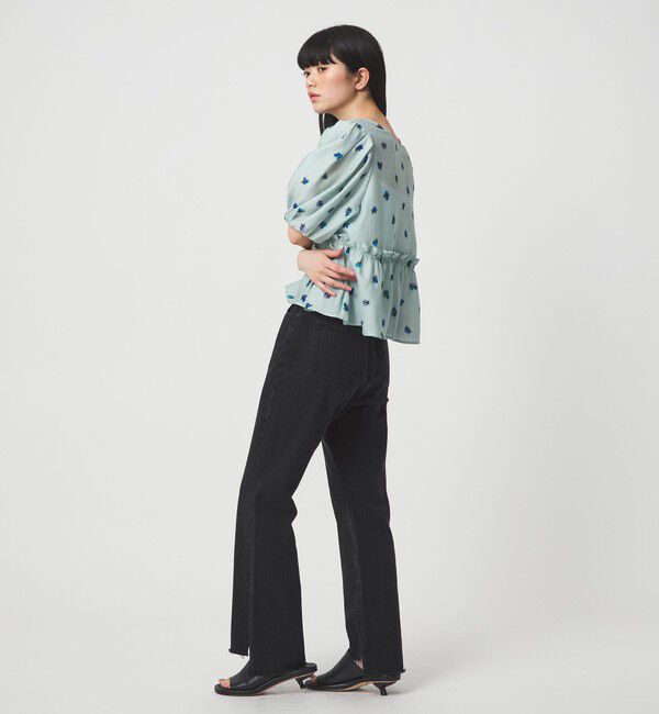 EMMEL REFINES「＜EMMEL REFINES＞EM カットオフ スキニー デニムパンツ」|デニム|