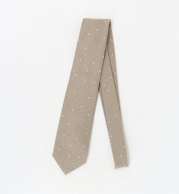 UNITED ARROWS green label relaxing「GLR ジャパン ヴィンテージ 8.0cm ドット ネクタイ」|ネクタイ・蝶ネクタイ|BEIGE