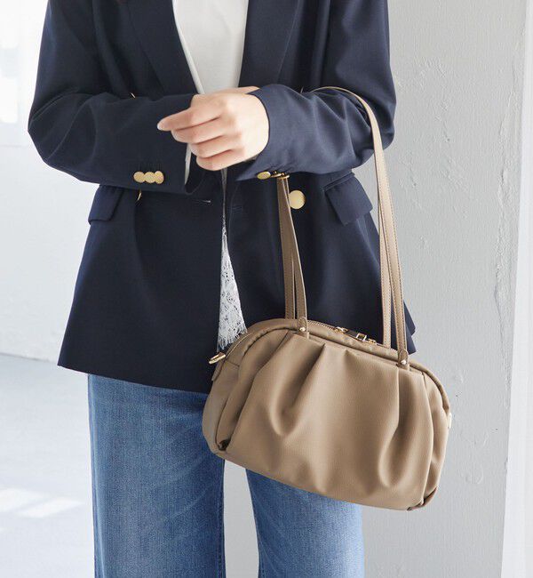 UNITED ARROWS green label relaxing「＜PARTE＞2WAYギャザーボストンバッグ はっ水」|ショルダー・メッセンジャー|MOCA