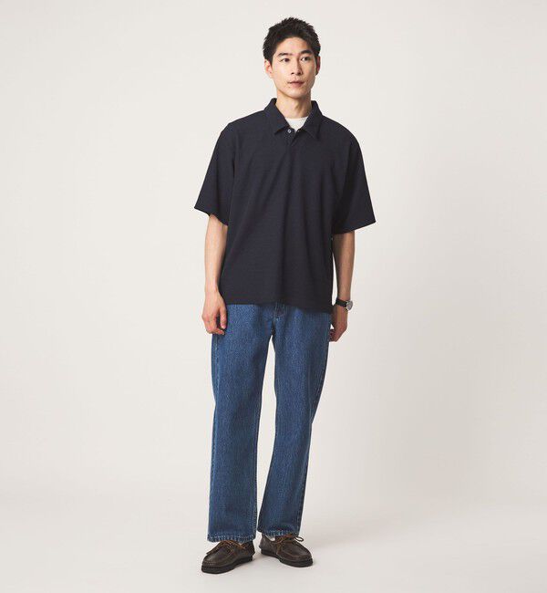 UNITED ARROWS green label relaxing「【WEB限定】JUST fit ピケ パイル 半袖 ポロシャツ -吸水速乾・UVカット-」|ポロシャツ|