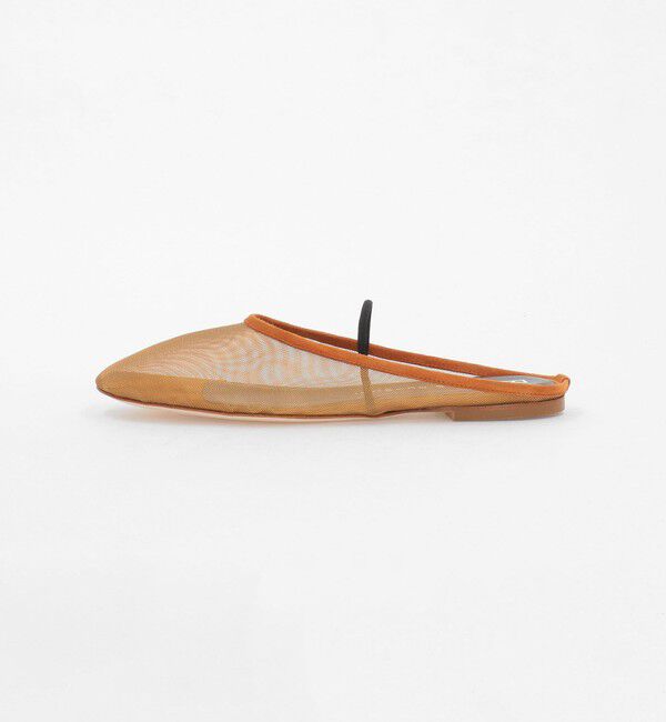 EMMEL REFINES「＜FABIO RUSCONI＞チュール フラット シューズ＜ Select by EMMEL REFINES ＞」|ローファー|ORANGE