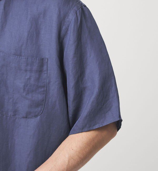 UNITED ARROWS green label relaxing「ウォッシュド オープンカラー 半袖 シャツ」|シャツ・ブラウス|