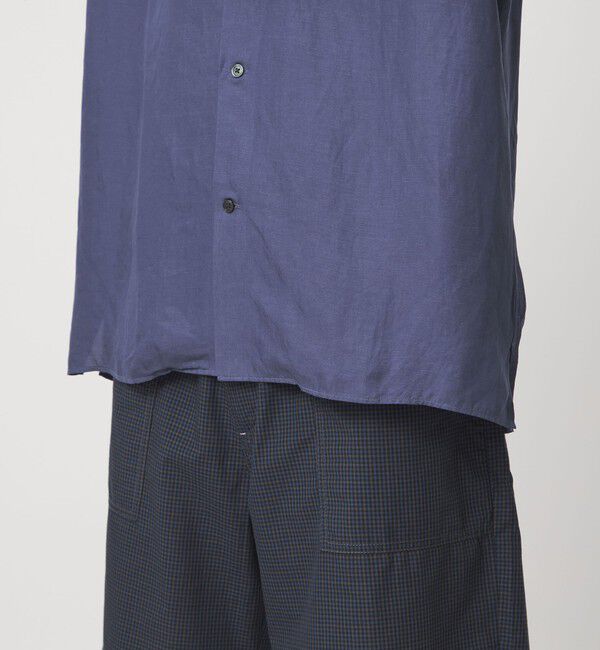 UNITED ARROWS green label relaxing「ウォッシュド オープンカラー 半袖 シャツ」|シャツ・ブラウス|
