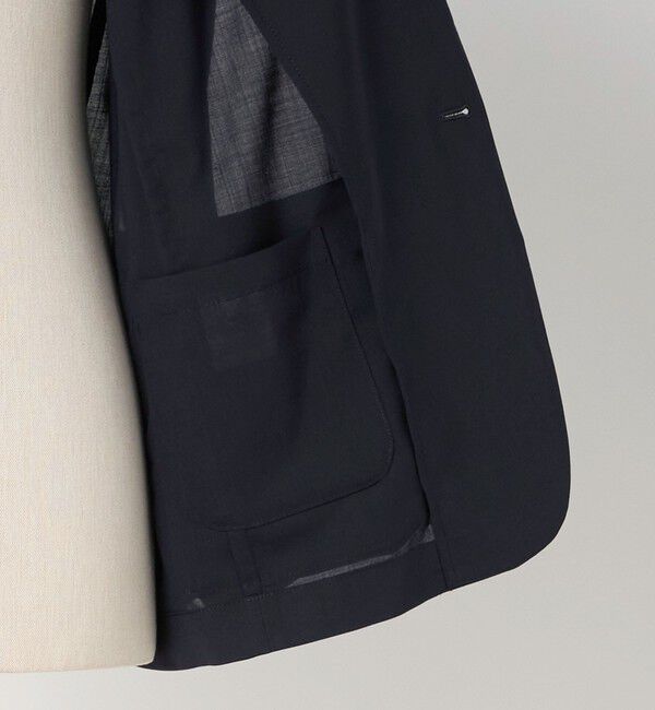 UNITED ARROWS green label relaxing「A+ air TWトロピカル 無地 2B リラックス 2P セットアップ ジャケット -ウォッシャブル・通気性-」|テーラードジャケット|