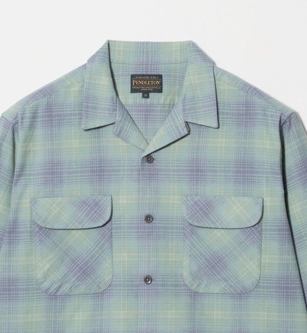 UNITED ARROWS green label relaxing「【別注】＜PENDLETON＞チェック オープンカラー 長袖 シャツ」|シャツ・ブラウス|