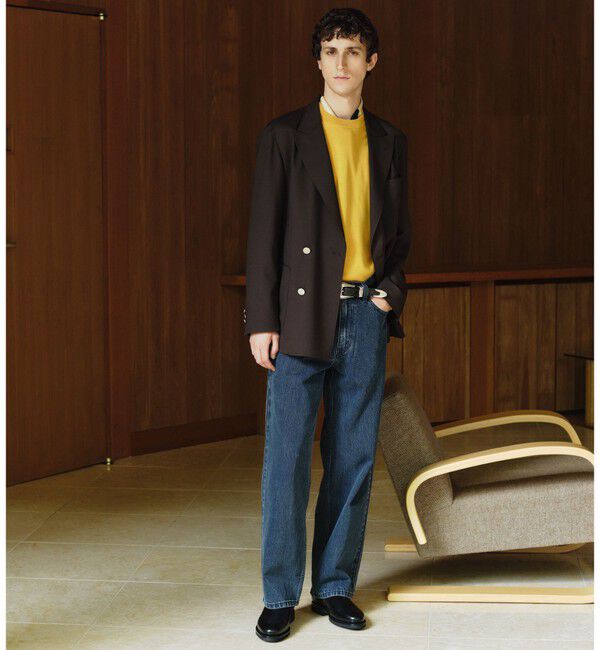 UNITED ARROWS green label relaxing「TW サージ ダブルブレスト PKD ブレザー ジャケット -ストレッチ-」|テーラードジャケット|