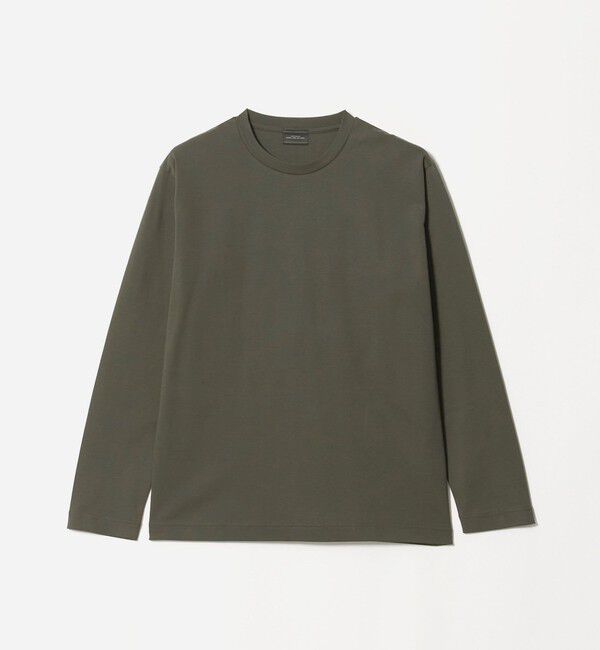 UNITED ARROWS green label relaxing「オーガニック コットン ポンチ クルーネック 長袖 Tシャツ」|Tシャツ・カットソー|DK.GREEN