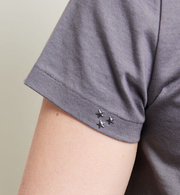 ATTISESSION「＜ATTISESSION＞コットン スター スリーブ Tシャツ」|Tシャツ・カットソー|