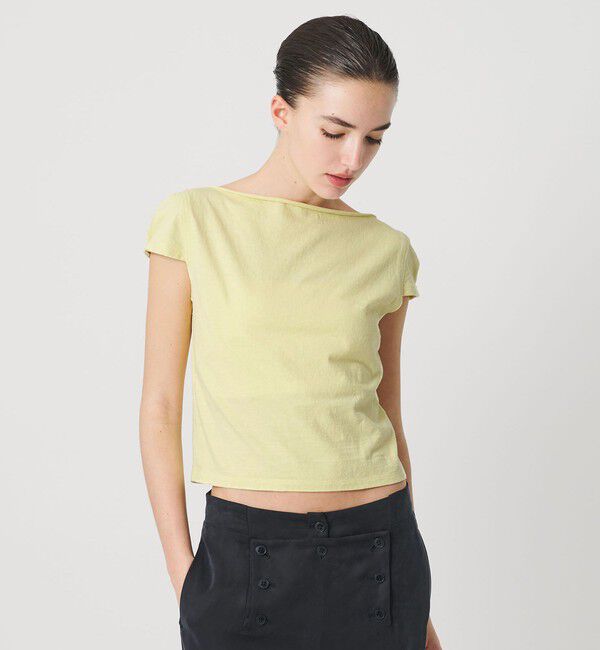 ATTISESSION「＜ATTISESSION＞コットン カップスリーブ Tシャツ」|Tシャツ・カットソー|